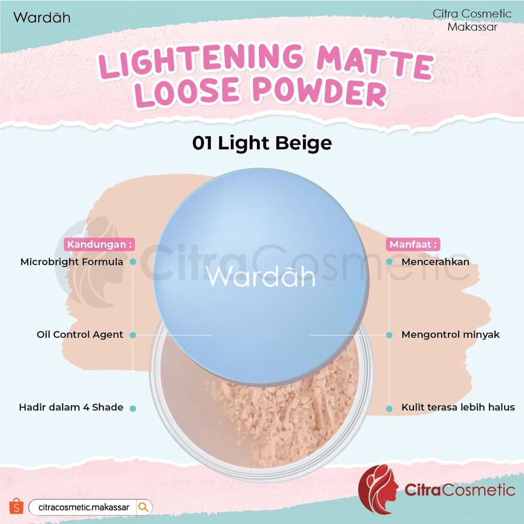 Wardah Lightening Matte Powder 20Gr