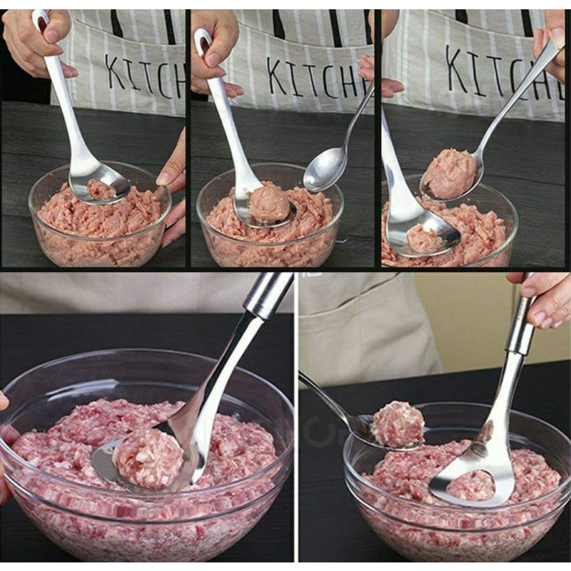 CETAKAN BAKSO # CETAKAN PENTOL # SENDOK BAKSO STAINLESS
