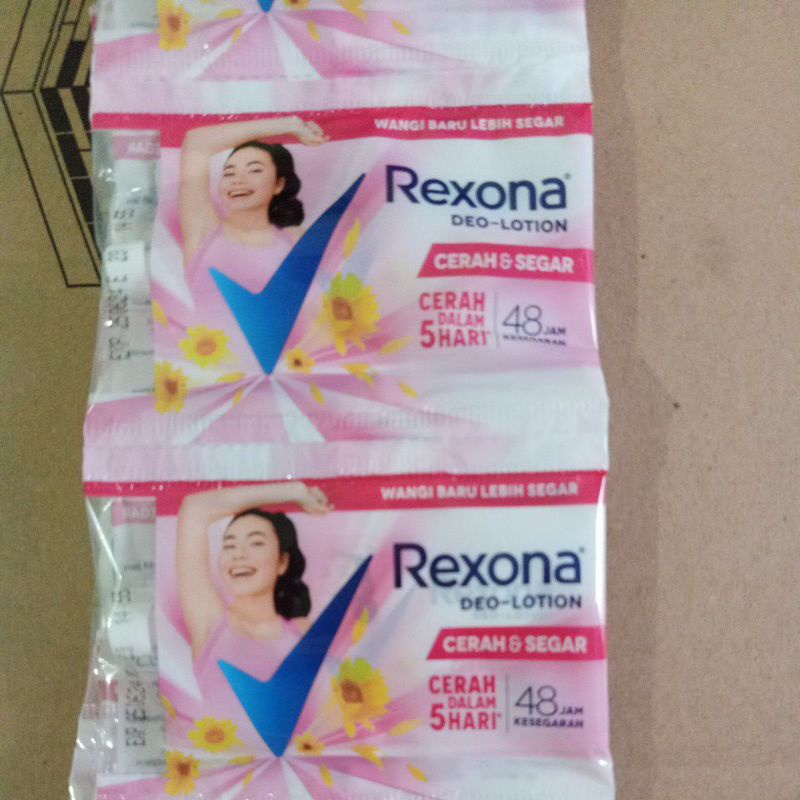 rexona rentengan isi 12pcs untuk pria dan wanita