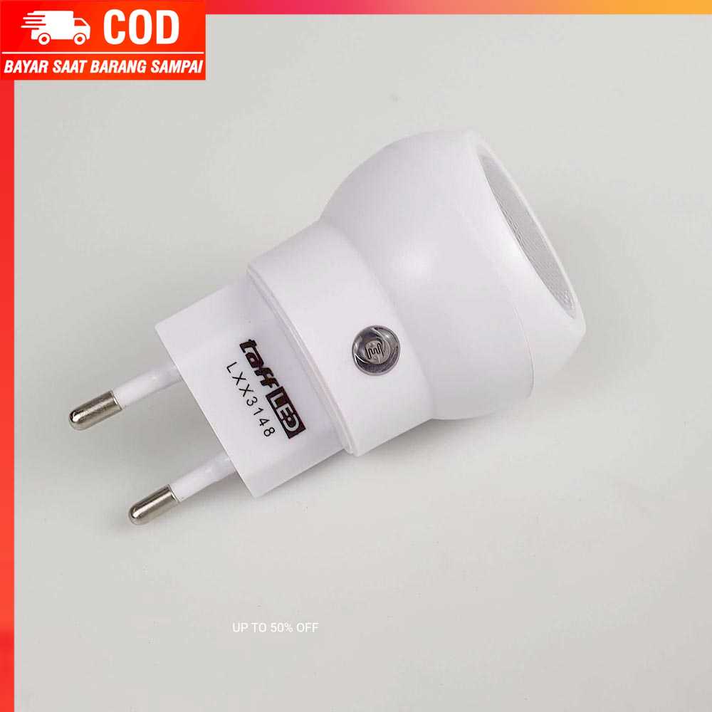 (100% BARANG ORI) Lampu Tidur LED Sensor Cahaya Rotasi 360 Derajat - LXX3148