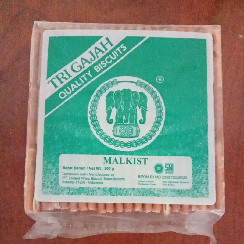 

Ubm Trigajah Malkist 300gr