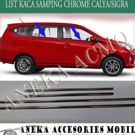 List Kaca Samping / Window Liner Mobil Daihatsu Sigra