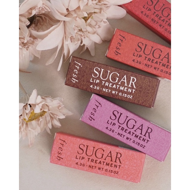 Fresh Sugar Tinted Lip Treatment SPF 15 real size 4.3gr sunscreen bibir