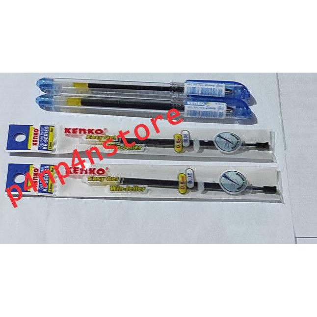 

Paling Disukai-487 1 BOX (24 pcs) Refill Gel Pen Easy Gel KENKO (BIRU/BLUE) 0,5mm