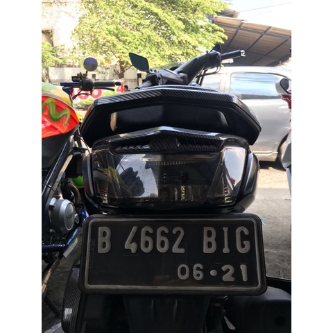 Cover Plat Nomor Motor TGP Bingkai Plat Nomor Motor TGP Original