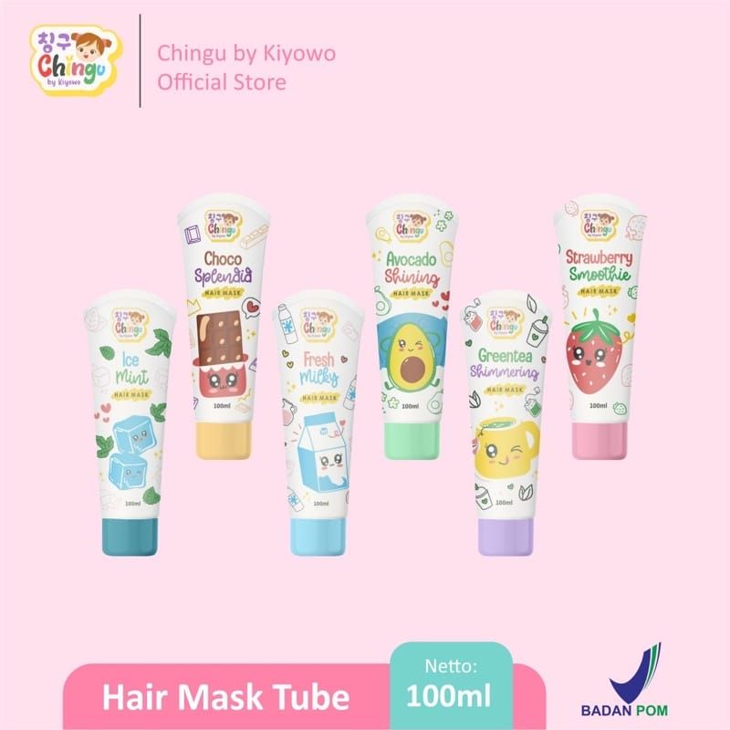 Chingu Hair Mask 100 ml / HAIR MASK CHINGU BY KIYOWO TUBE 100ml / BPOM