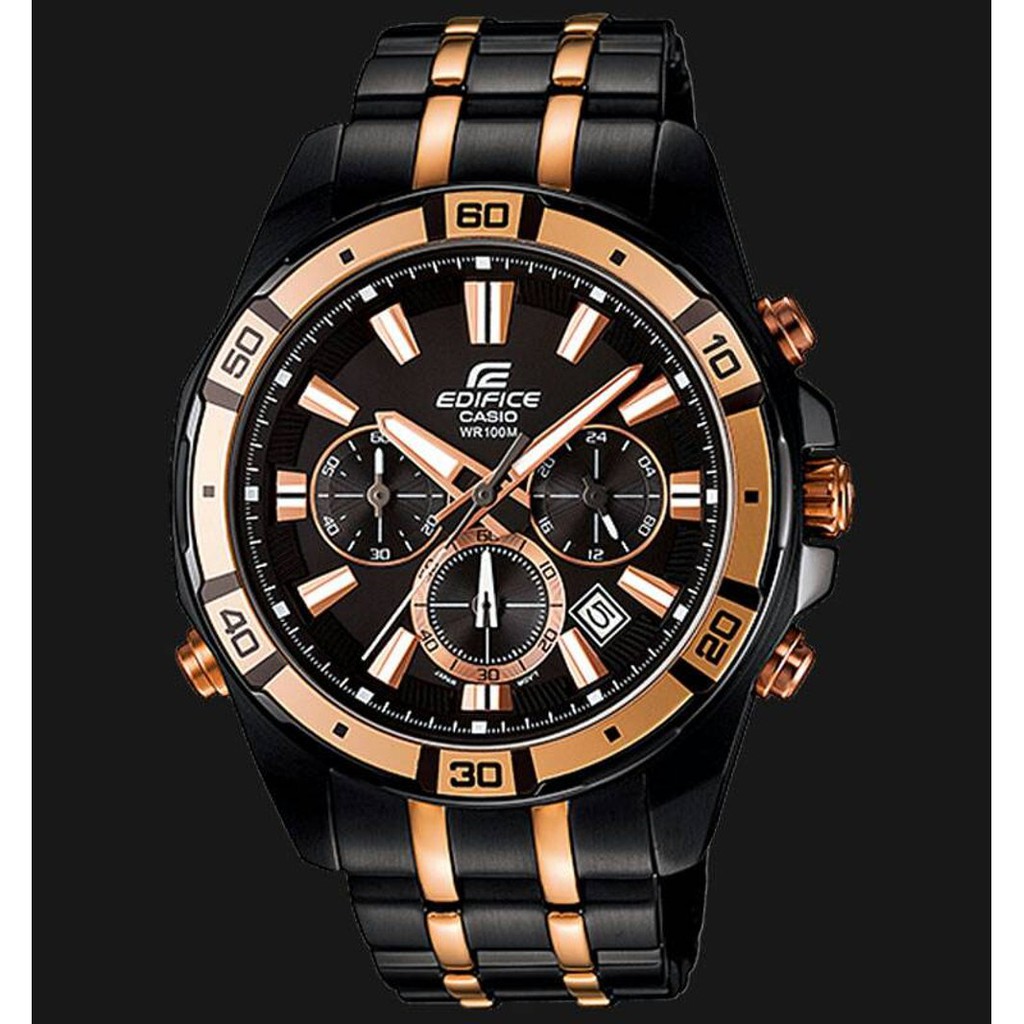 Jual JAM TANGAN CASIO EDIFICE EFR 534BKG Diskon