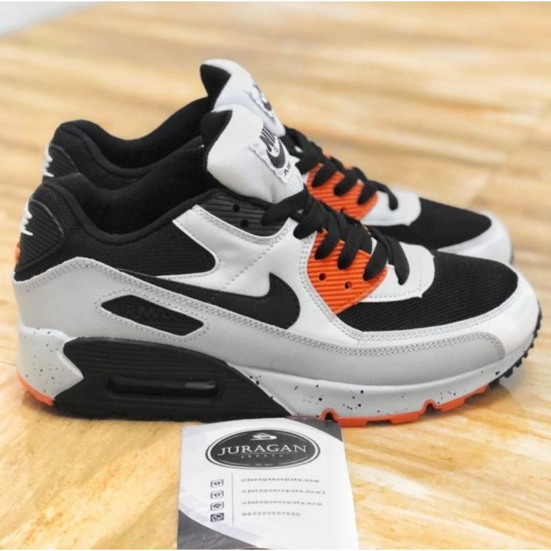 Nike Air Max 90 &quot;White/Black-Turf Orange&quot;