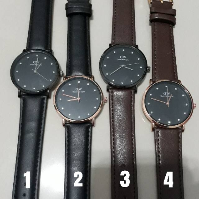 JAM TANGAN KULIT WD | BISA CUSTOM//NAMA//FOTO//GAMBAR DLL