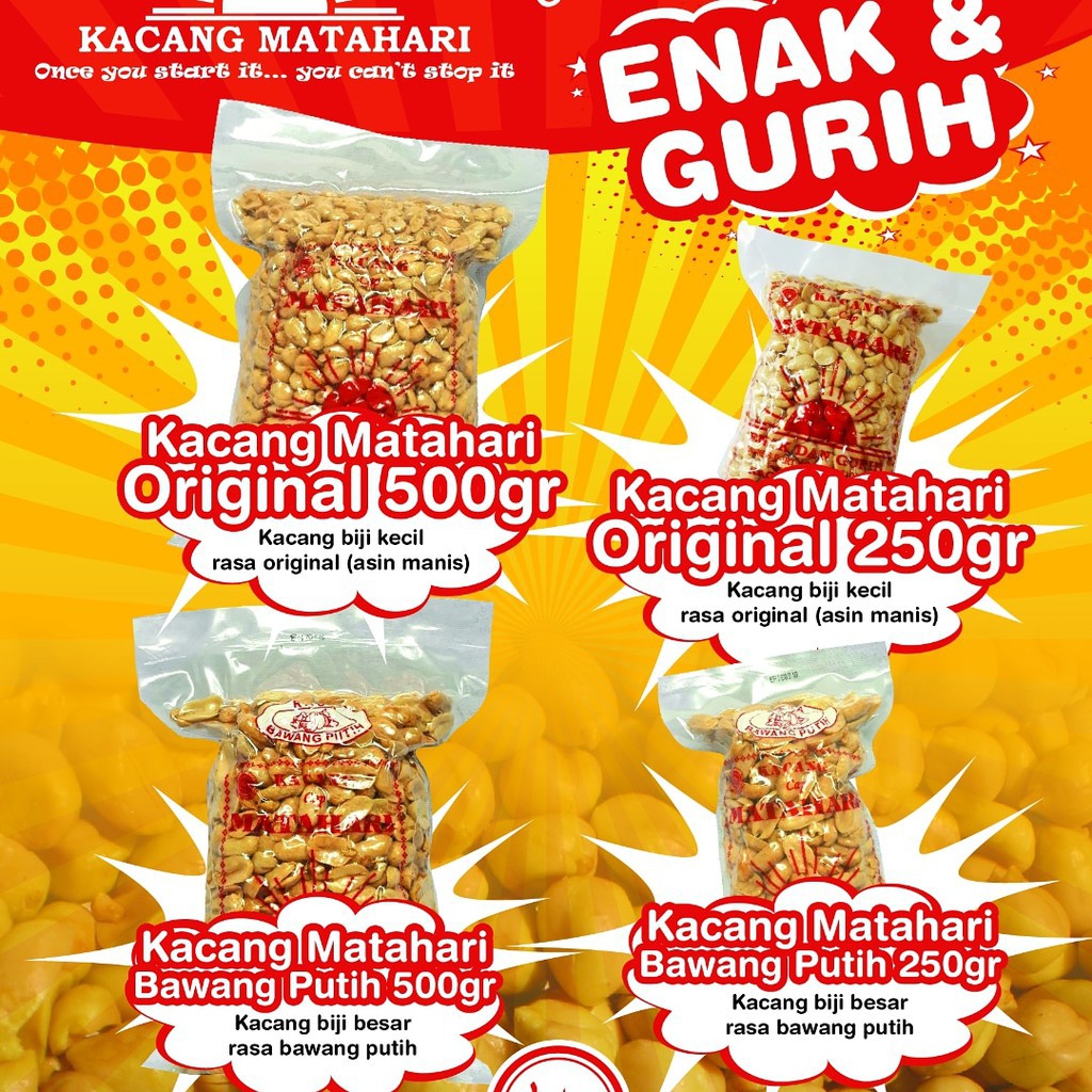 

Kacang Matahari rasa Bawang Putih 500 Gram PLUS BUBBLE WRAP