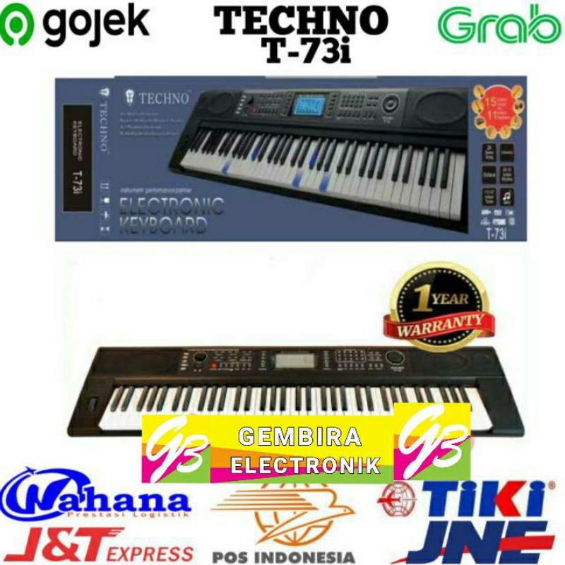 KEYBOARD TECHNO T73i FREE STAND KEYBOARD