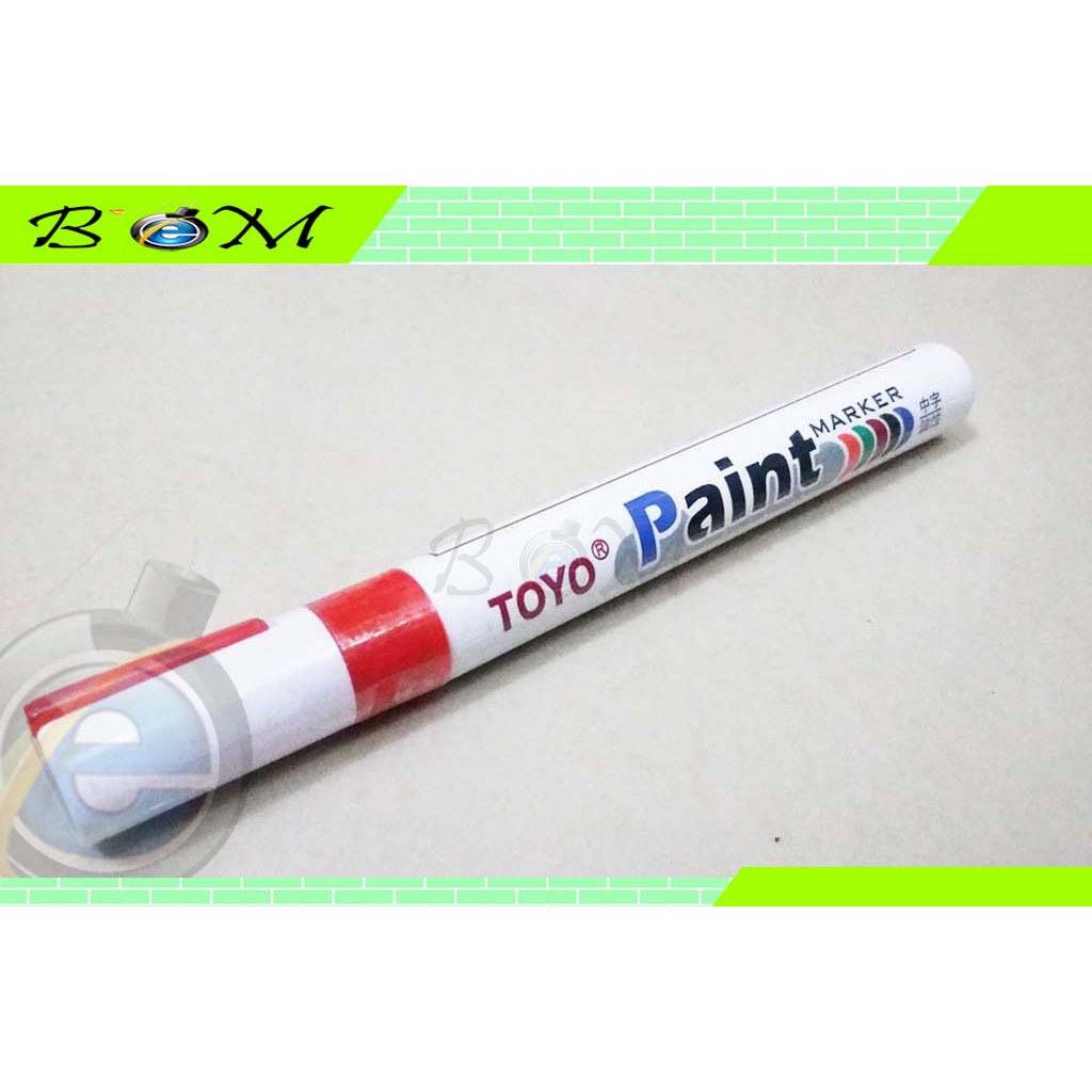

spidol marker ban tyre toyo paint warna merah red