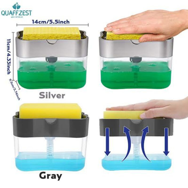 SOAP PUMP DISPENSER SPONGE - DISPENSER SABUN CUCI PIRING