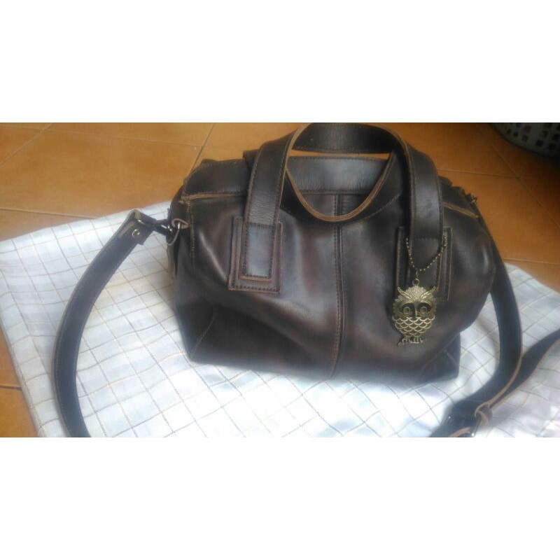 Tas kulit asli jogja model fossil emma satchel