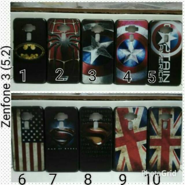 Hardcase Karakter For Zenfone 3 (5.2) / Backhard Case Zenfone 3 (5.2)