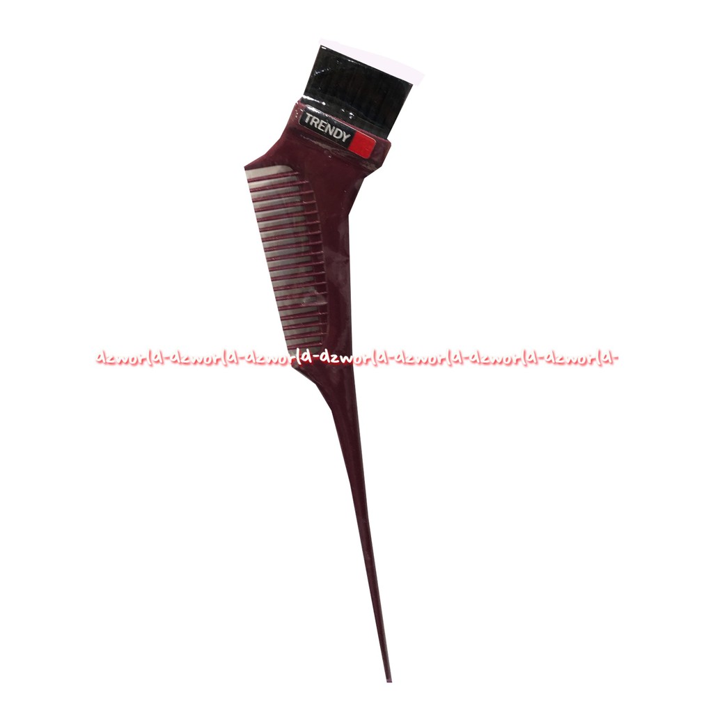 Trendy Hair Dye Brush &amp; Comb Sisir Sikat Untuk Cat Rambut 2 sisi