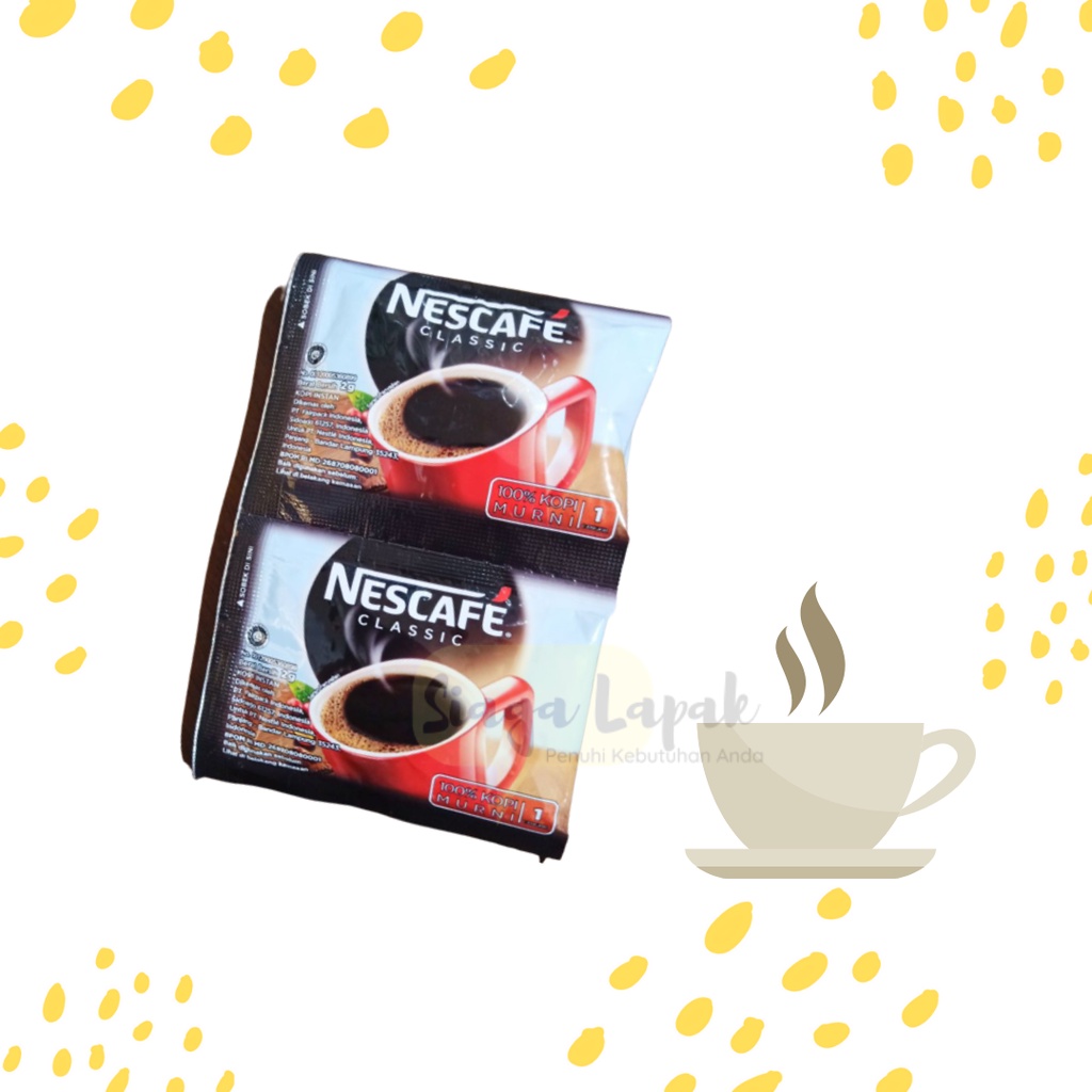 Nescafe Classic Mini Renteng Kopi Robusta murni 2 gram