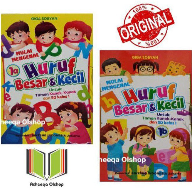 Buku Mulai Mengenal Huruf Besar &amp; Kecil A-B