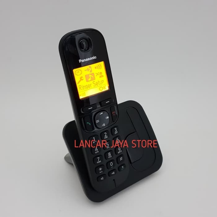 Telepon Wireless Panasonic KX-TGC210 - Hitam