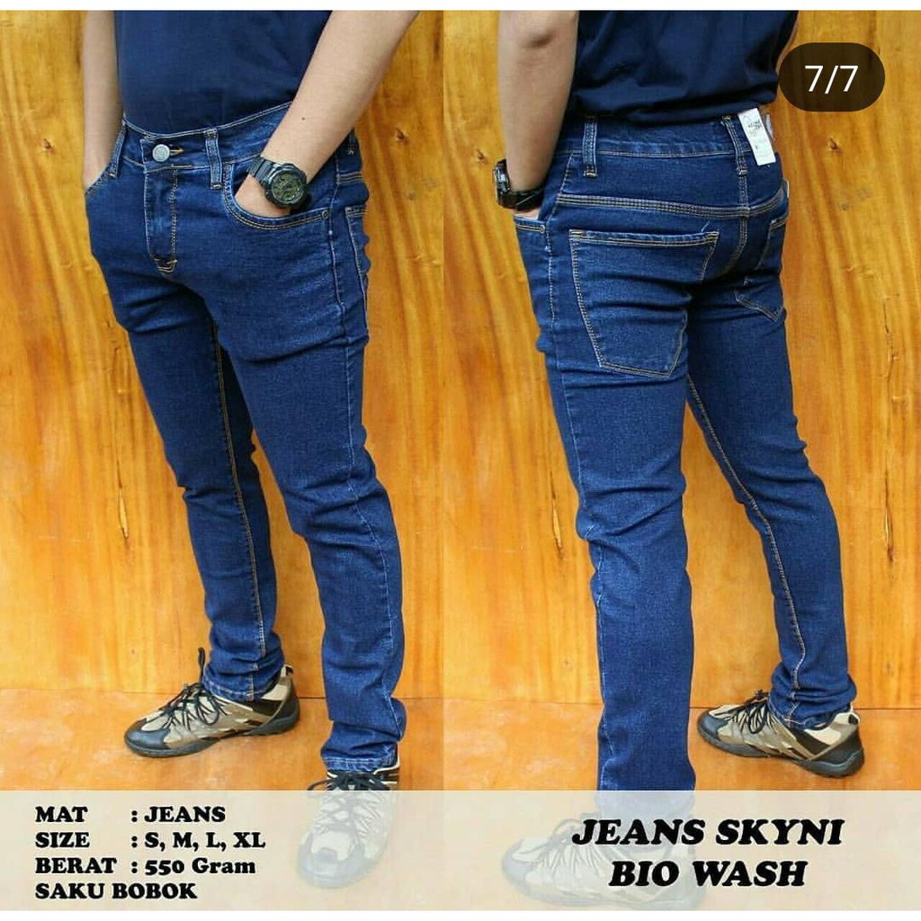  Celana  Jeans Pria  28 36 Hitam Abu Item Scrub Putih  Navy 