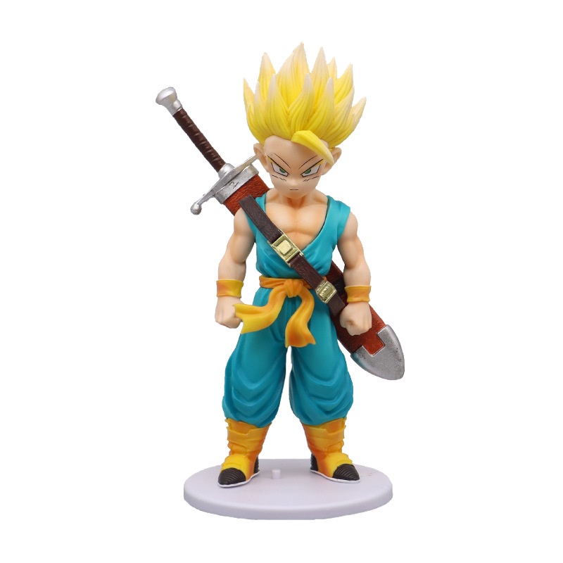 Mainan Action Figure Model Trunks Goku Dragon Ball Bahan PVC