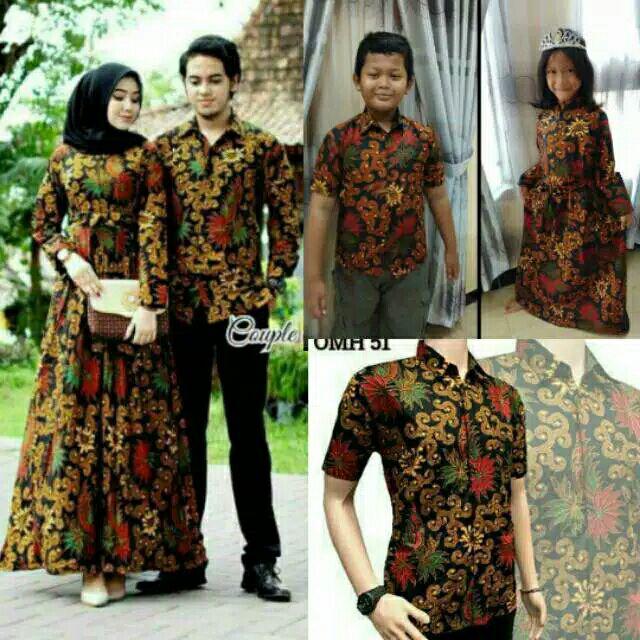 Batik Couple Keluarga Milineal Ndoro Jowi Dnt Jamin Termurah