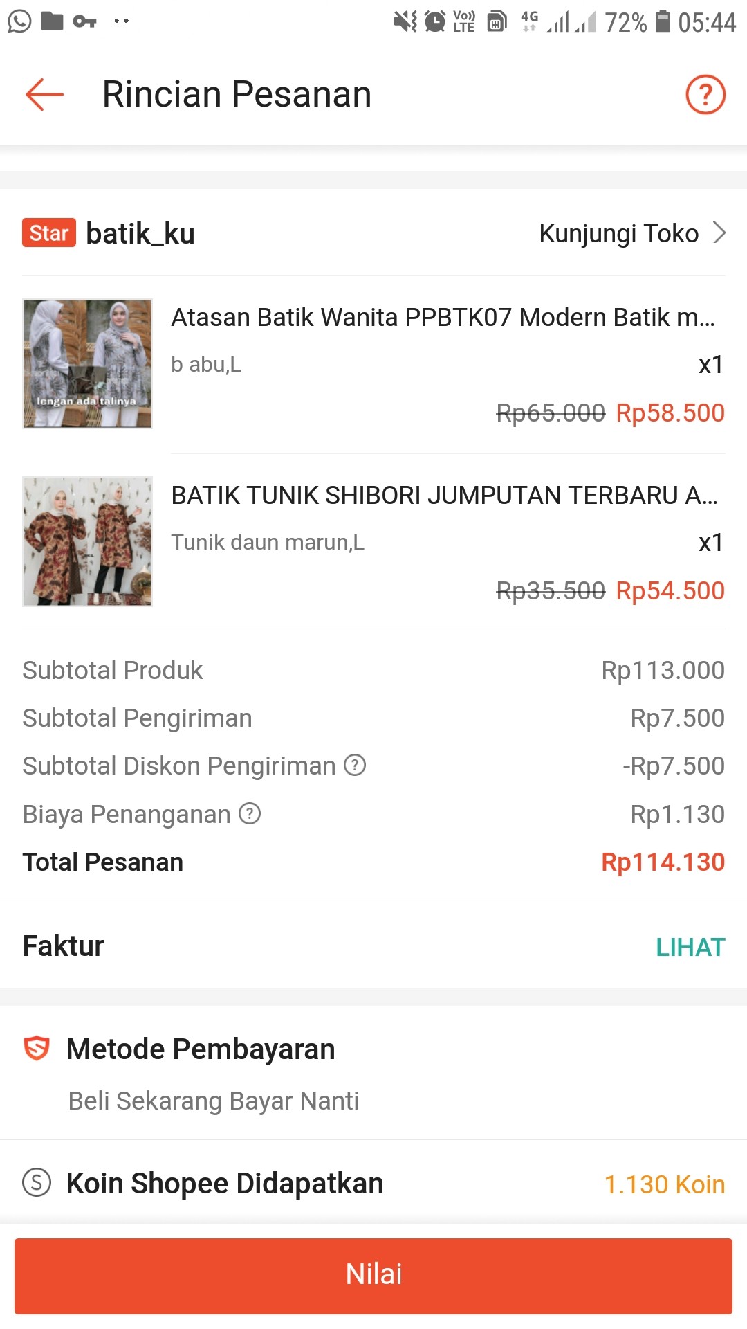 Atasan Batik Dolby Dolbi Dobby Doby Tenun Sutra Tulis Halus Katun Atbm Baron