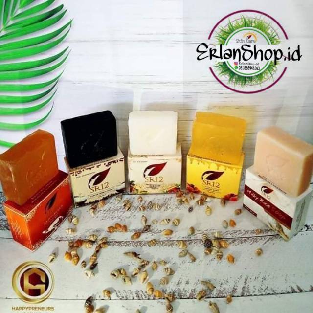 SABUN HERBAL SR 12/SABUN PENGHILANG BEKAS JERAWAT/ SABUN PENGHILANG FLEK HITAM/ SABUN PEMUTIH WAJAH