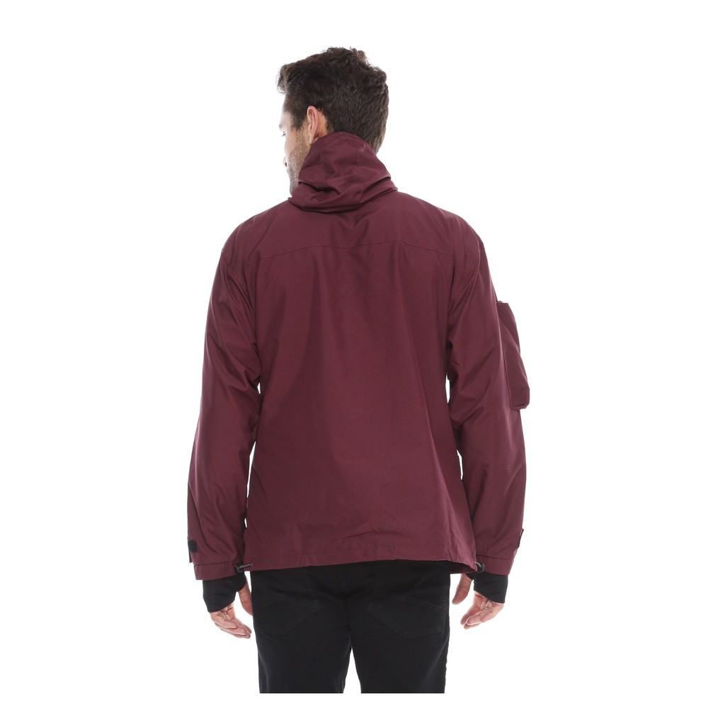 Kent Jaket Pria Outdoor Parka Gunung Cougle Belt Maroon