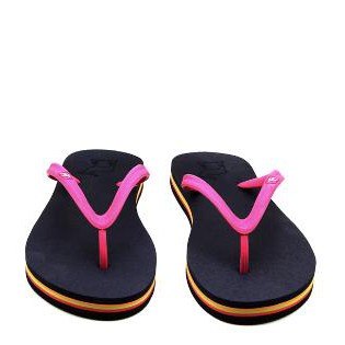 Sandal Panama   Sendal Jepit Wanita Biru Tua Pink   Sendal Wanita  Flipflop   Sandal Pantai  Sendal