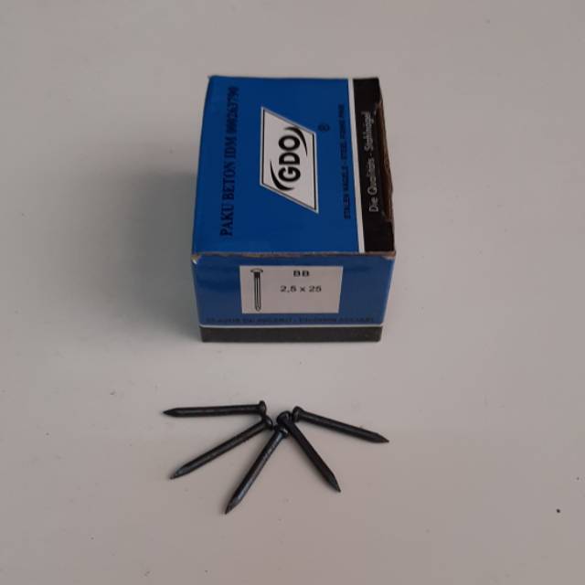 Paku beton hitam 25mm GDO