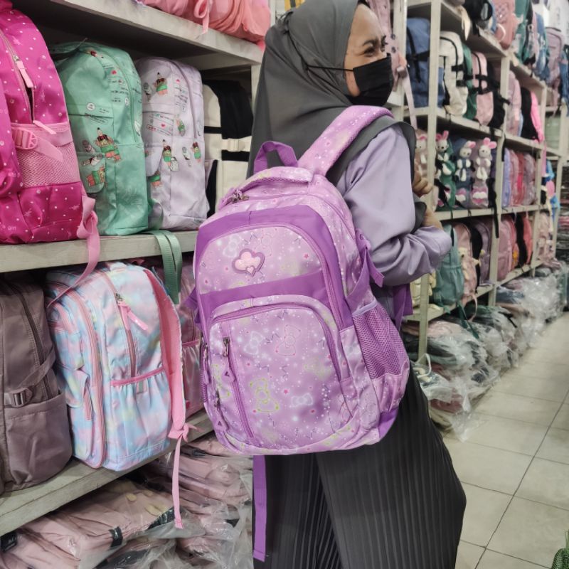 Ransel ABG Remaja Sekolah Anak Backpack Korea 70779V-1
