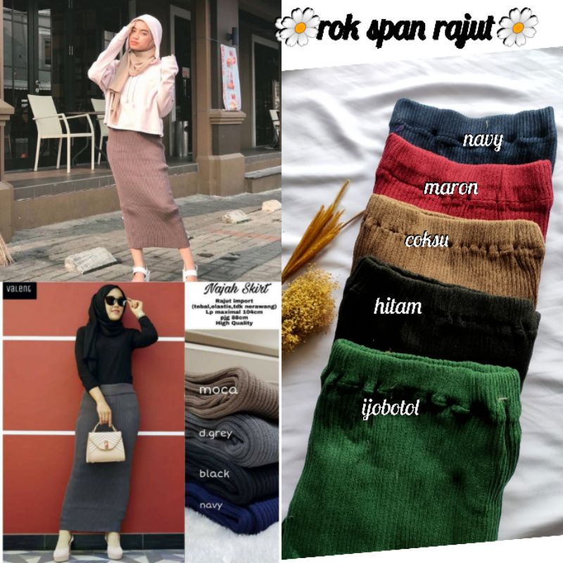 ROK RAJUT SPAN #ROK RAJUT PREMIUM #RAJUT KNIT