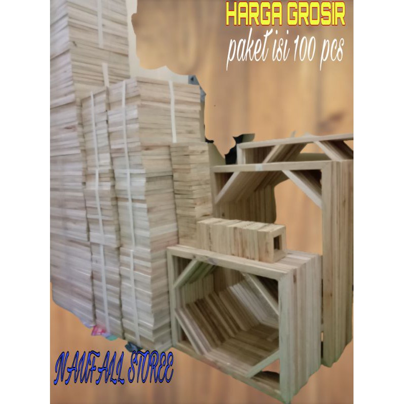 

(GROSIR) 100PCS SPANRAM KANVAS LUKIS,/FREAM KAYU