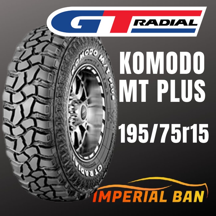 195/75 r15 Ban Mobil Offroad  GT Savero Komodo MT Plus Gajah Tunggal