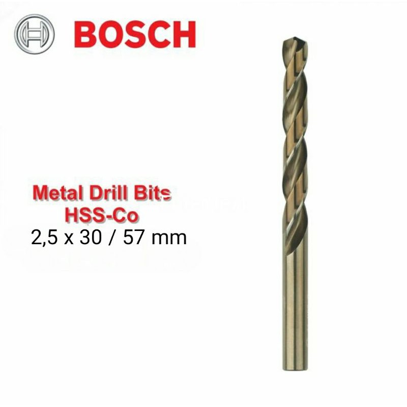 BOSCH Mata Bor Stainless Steel HSS Cobalt - HSS-Co