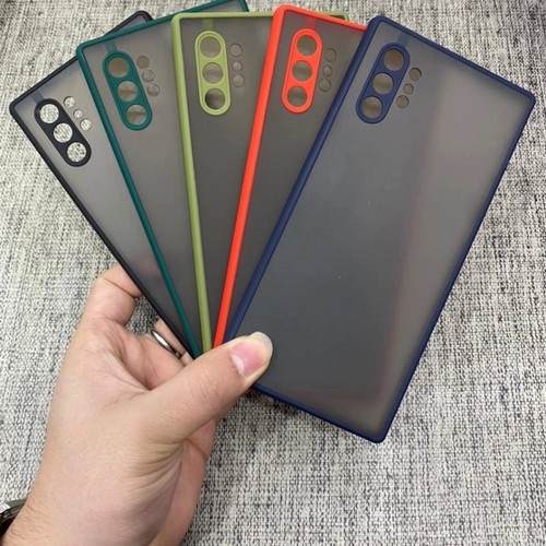 Soft Case Samsung Galaxy Note 10 Note 10 Plus Pro Note 10 Lite My Choice Aero Color Button Matte Frame Camera