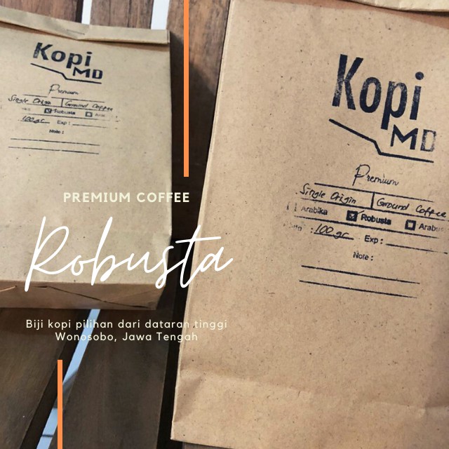 

Kopi Premium – Kopi MD – Robusta 100gr