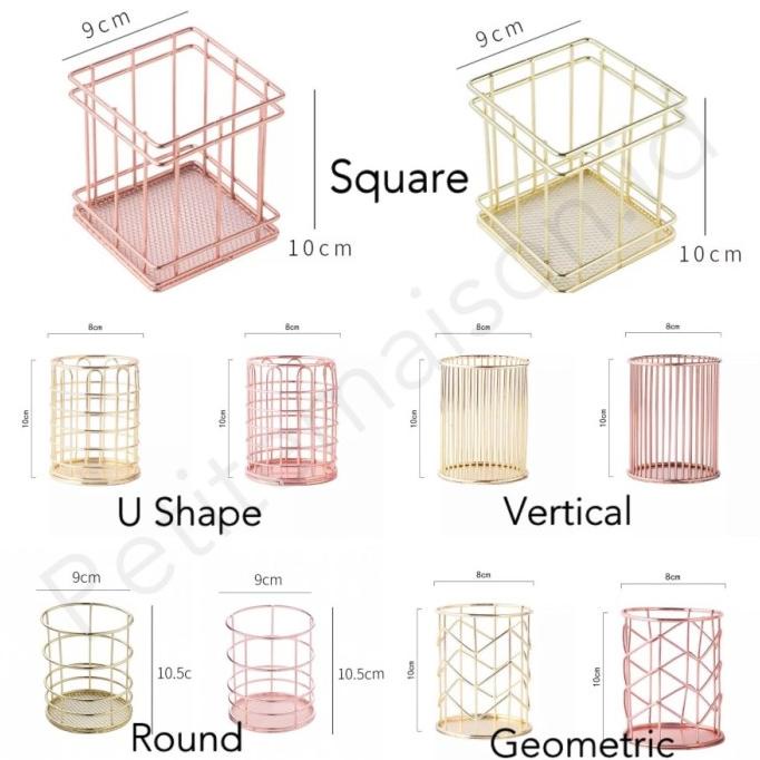 

Wire Penholder Office Stationery Pencil Stand Tempat Alat Tulis Pena Terlaris