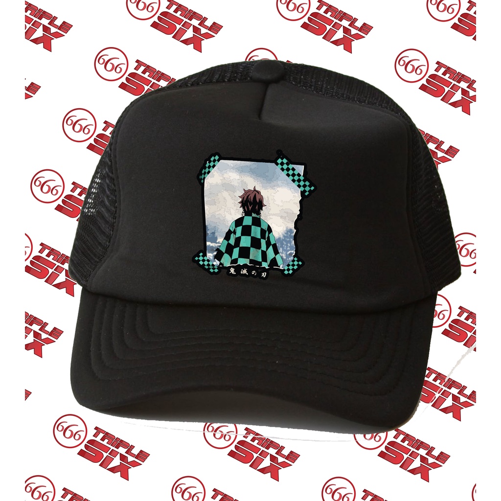 Topi Trucker Anime Demon Slayer Tanjiro Uni UT