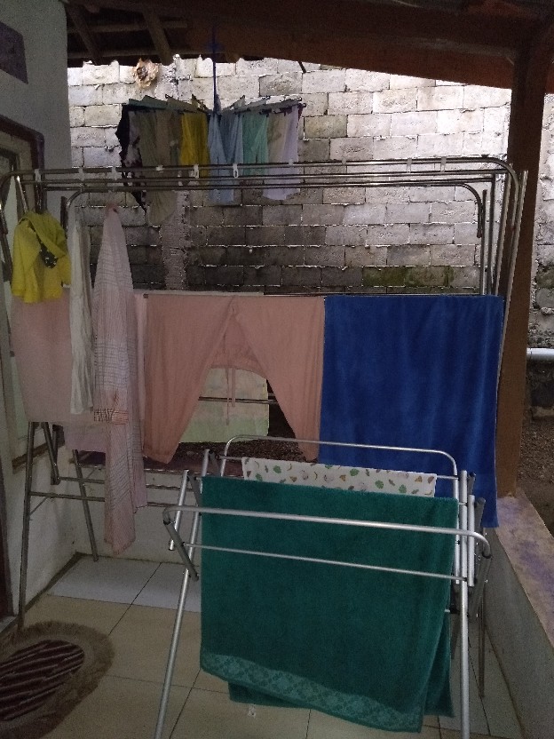 Promo Menarik Jemuran Baju Pakaian Stainless 12 Palang Anti Karat Super Murah - Mustang