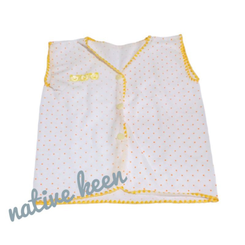 6PCS BAJU KUTUNG Motif Polkadot Bayi