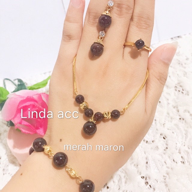 set giok merah trima asli batu giok 88