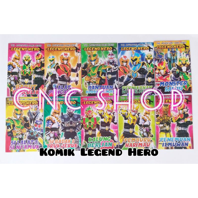 Komik Legend Hero dapat 10Buku Murah Bacaan Edukatif Anak