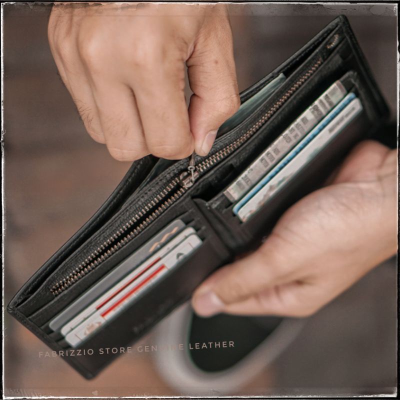 men wallet americana kulit sapi | dompet pria