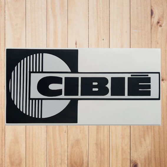Sticker Cibie Black and White