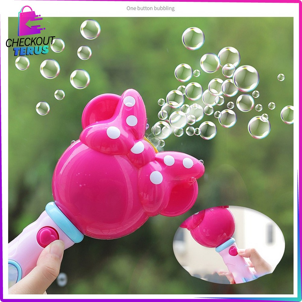 CT M35 M172 M173 Mainan Bubble Wand Stick Dengan Musik Mainan Tongkat Balon Gelembung Sabun Bubble Gun Pretend Play Kids