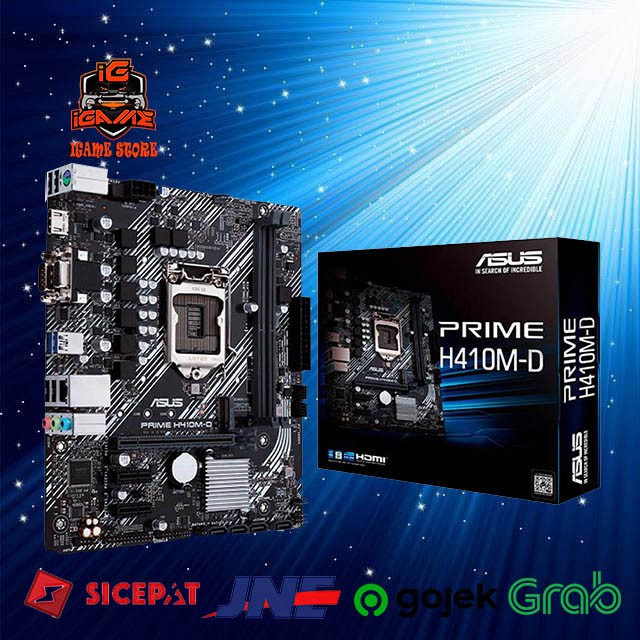 Asus PRIME H410M-D (LGA1200, H410, DDR4, USB3.2, SATA3) MANTULLL GANNN