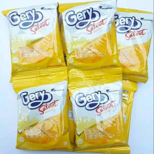 

Gery saluut keju saset 1 pack 1 renteng/10 bungkus