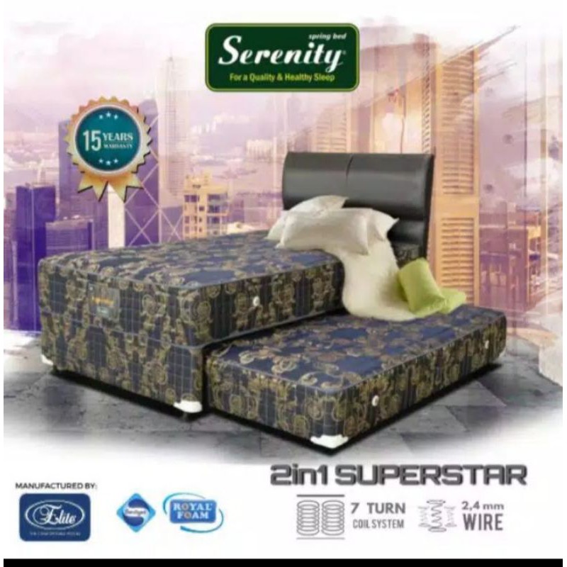 SET Springbed 2in1 Elite Serenity Superstar 120x200